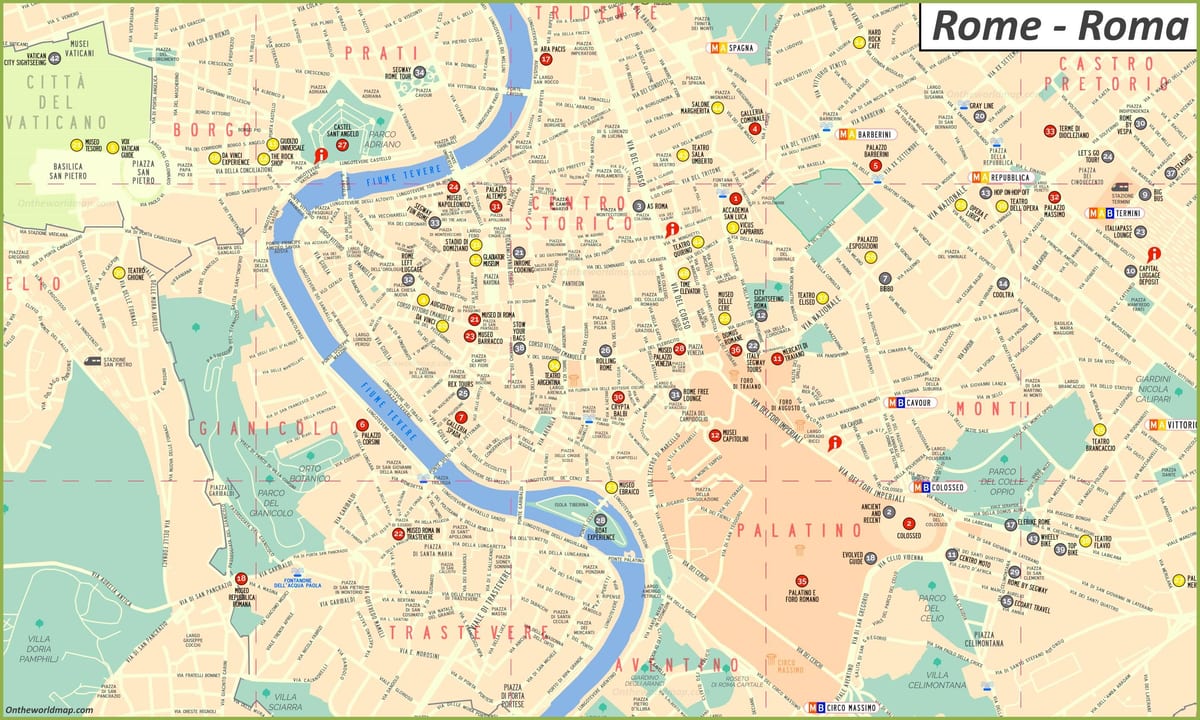 Romové mapa města