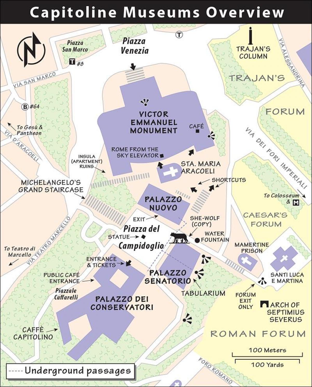 Mapa capitoline museum