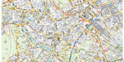 Roma bus mapa