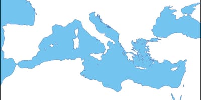 Mapa Říma prázdné