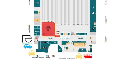 Mapa vlakového nádraží Roma termini