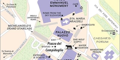Mapa capitoline museum