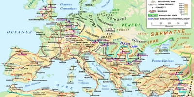 Mapa císařského Říma 