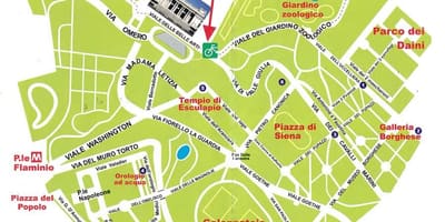 Borghese mapě